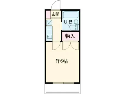 メープル大泉学園(1K/1階)の間取り写真