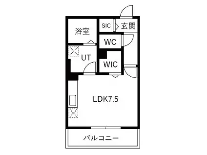 ASOBI BASE 行徳駅前(ワンルーム/1階)の間取り写真