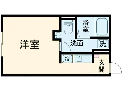 HASAI BUILDING 北千住(ワンルーム/3階)の間取り写真