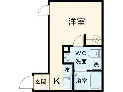 HASAI BUILDING 北千住(ワンルーム/3階)の間取り写真