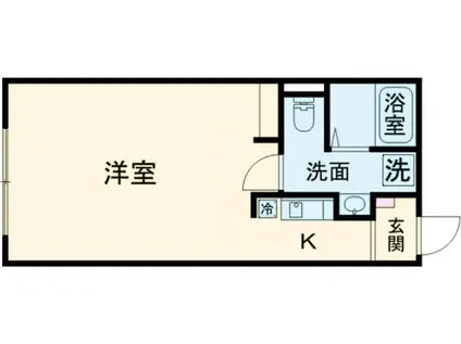HASAI BUILDING 北千住(ワンルーム/4階)の間取り写真