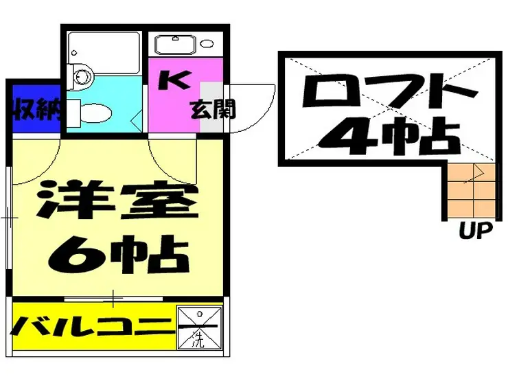 コーポサギヌマ 1階階 間取り