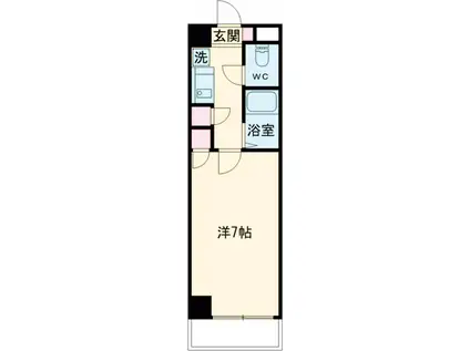 アークマンション森下(1K/2階)の間取り写真