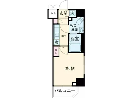 ARTESSIMO FRAN(1K/4階)の間取り写真