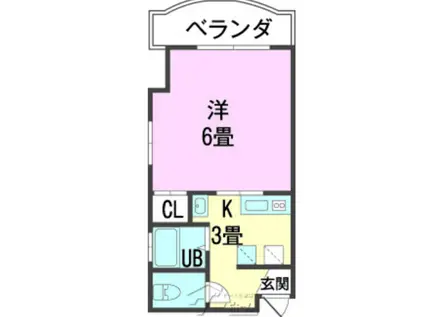 グランヒルズおもろまち(1K/5階)の間取り写真