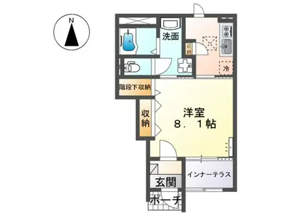 ドリーム シーティー(1K/1階)の間取り写真