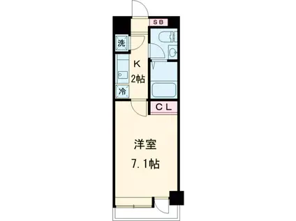 PROJECT NO56 TOKYO MEGURO STRE(1K/2階)の間取り写真