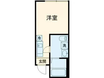 BOASORTE五反野(ワンルーム/4階)の間取り写真