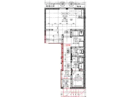 LUXION上本郷(ワンルーム/1階)の間取り写真