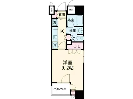 プライムアーバン池袋(1K/10階)の間取り写真