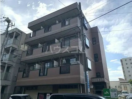 ソレイユⅡ(1K/4階)の間取り写真