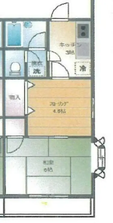 幕張本郷ハイツ 2階階 間取り