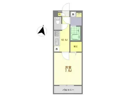 サビオ八王子(1K/3階)の間取り写真