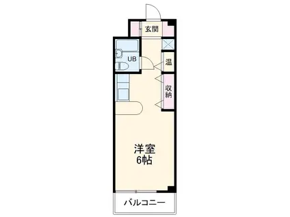 ライブタウンイトウ(ワンルーム/3階)の間取り写真