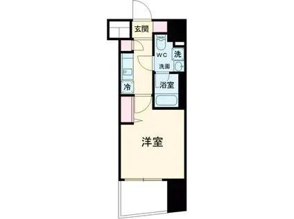 メインステージ八幡山(1K/4階)の間取り写真