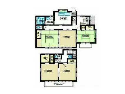 横浜線 相原駅 徒歩11分  築38年(5SDK)の間取り写真