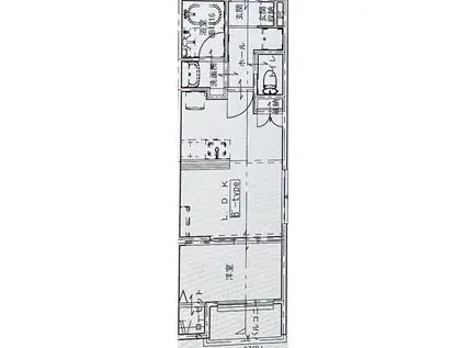 中岡崎AP(1LDK/3階)の間取り写真