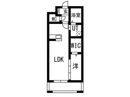 LUXE DE MINE(1LDK/5階)の間取り写真