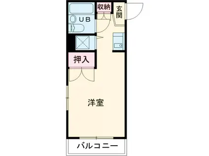 元本郷レジデンス(ワンルーム/3階)の間取り写真