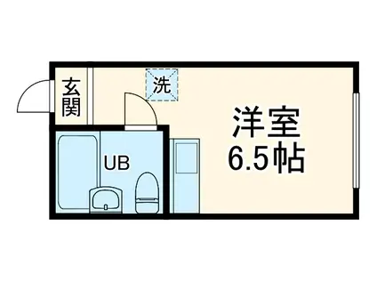 チサンマンション第3名古屋(ワンルーム/11階)の間取り写真