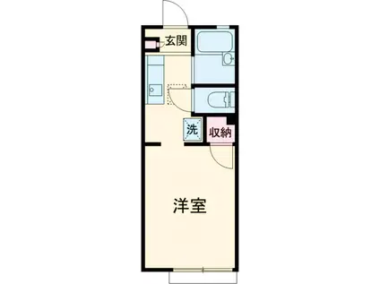 ドミール・マグノリア(1K)の間取り写真