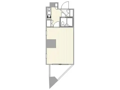 三鷹ダイカンプラザ(1K/4階)の間取り写真