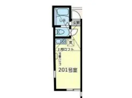 ユナイト南太田クロードドビッシュ(ワンルーム/2階)の間取り写真