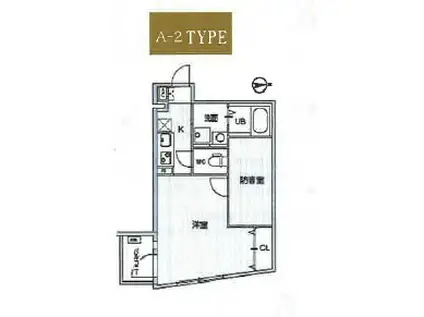 TS CUORE MUSE 落合(1SK/2階)の間取り写真