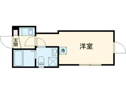 葛飾区小菅2丁目(1K/2階)の間取り写真