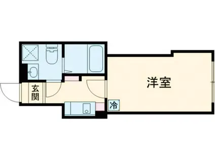 葛飾区小菅2丁目(1K/2階)の間取り写真