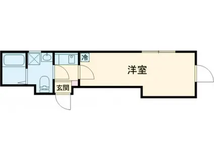 葛飾区小菅2丁目(1K/2階)の間取り写真