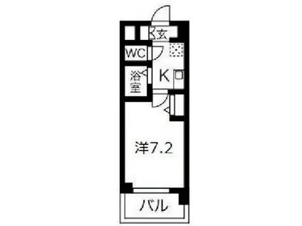 エスリード東梅田(1K/4階)の間取り写真
