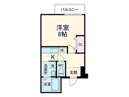 フジパレス千林5番館(1K/1階)の間取り写真