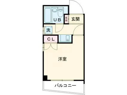 グランバリュー久我山(1K/3階)の間取り写真