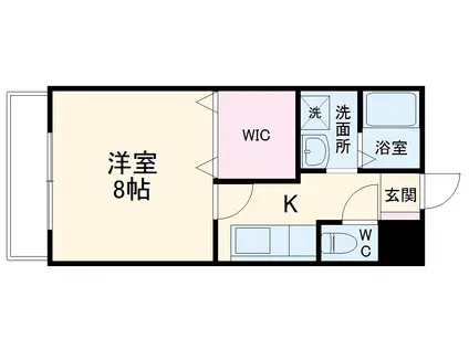 サンFRIENDS K(1K/2階)の間取り写真