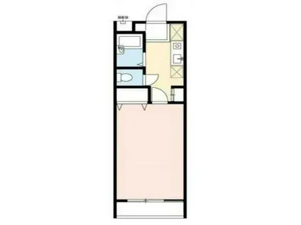 ロイヤルヒルズ石室Ⅱ(1K/2階)の間取り写真