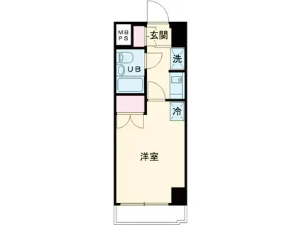 ナイスアーバンお花茶屋駅前通(1K/3階)の間取り写真