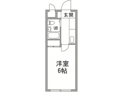 グレイス柿生(1K/1階)の間取り写真