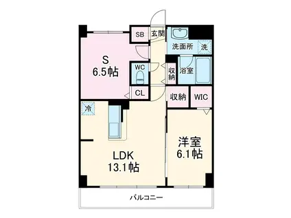 ピエールエスポア(2LDK/2階)の間取り写真