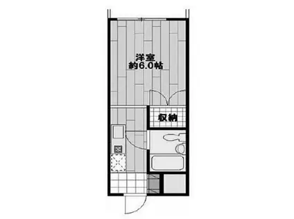 センターコア高尾(1K/3階)の間取り写真