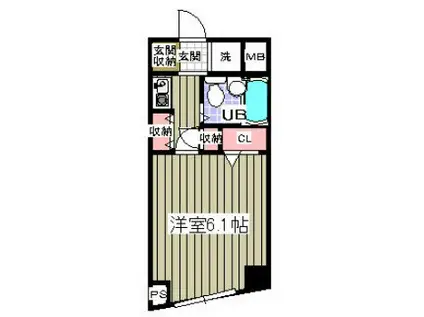 SOCIETY SEASONS(1K/12階)の間取り写真