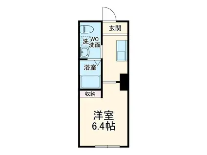 BROOKLYNBASE26TH(1K/2階)の間取り写真