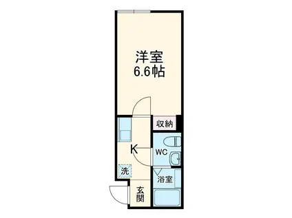 オーチェ今羽(1K/2階)の間取り写真