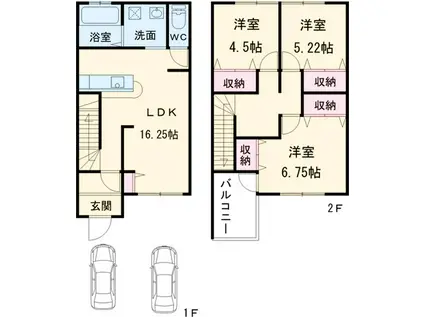 ＦｒａｎｃＥｘｃｅｌ　尾生町(3LDK)の間取り写真