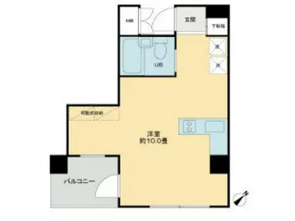 パークブリージェ井の頭(ワンルーム/4階)の間取り写真