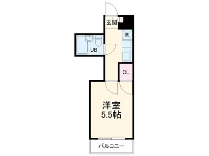 ネオハウス日吉(1K/3階)の間取り写真