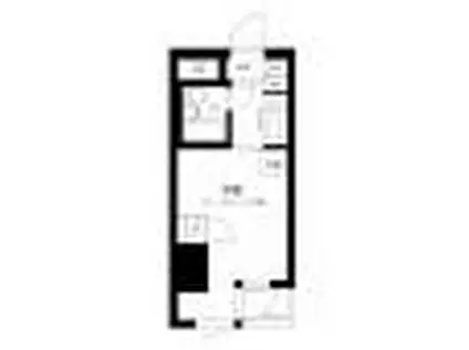 江戸川橋センチュリープラザ21(1K/6階)の間取り写真