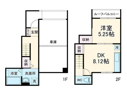 ダーコ Ⅰ(1LDK/1階)の間取り写真