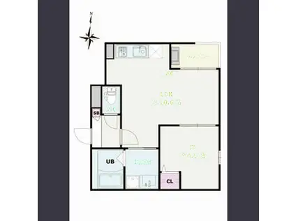 JACK OHATA(1LDK/3階)の間取り写真