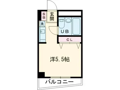 深澤マンション(1K/3階)の間取り写真